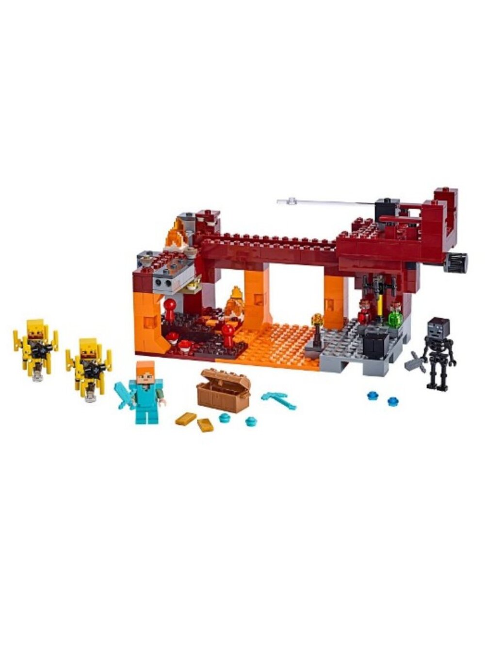 Lego set 21154 | Minecraft - The Blaze Bridge